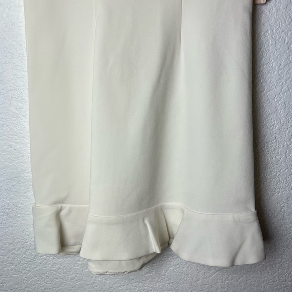 GB Girls Ruffle Dress Ivory Spaghetti strap Dress Girls Size 8 - Picture 7 of 13